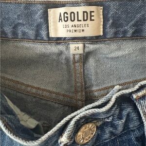 Agolde Classic Blue Denim Jeans